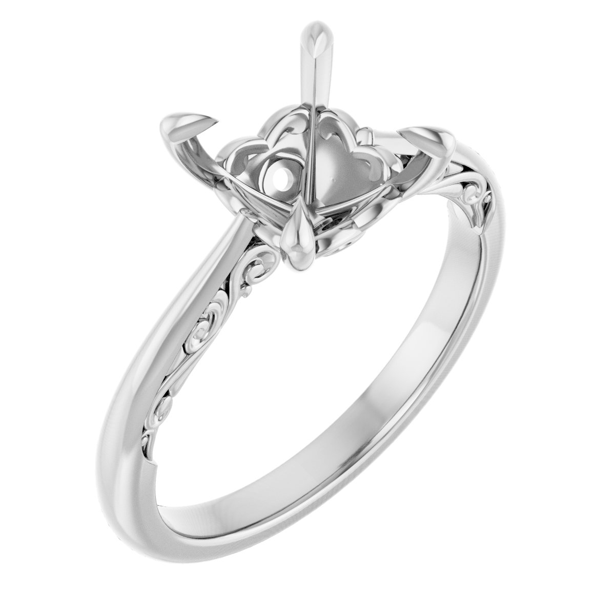 Accented Engagement Ring