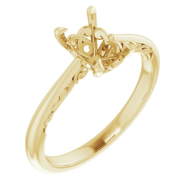 Accented Engagement Ring