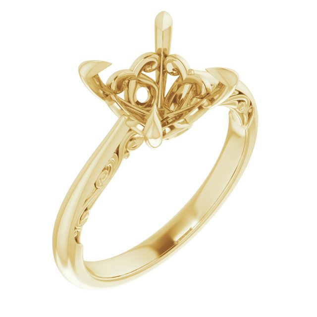 Accented Engagement Ring