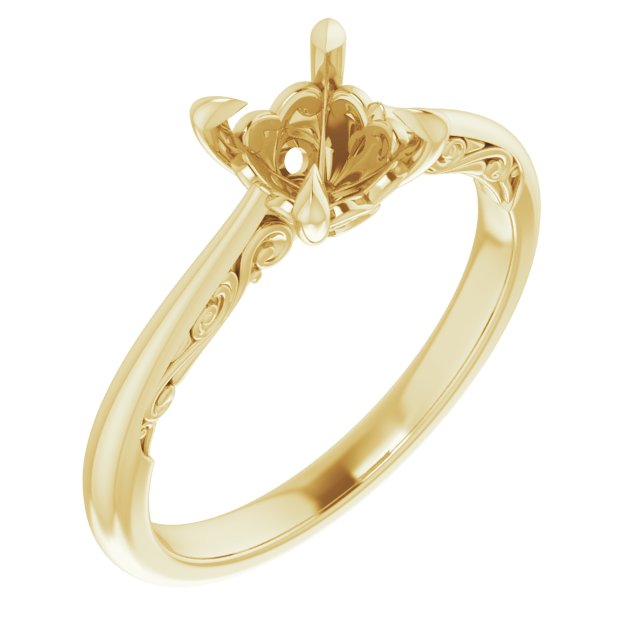 Accented Engagement Ring