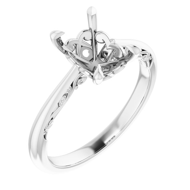 Accented Engagement Ring