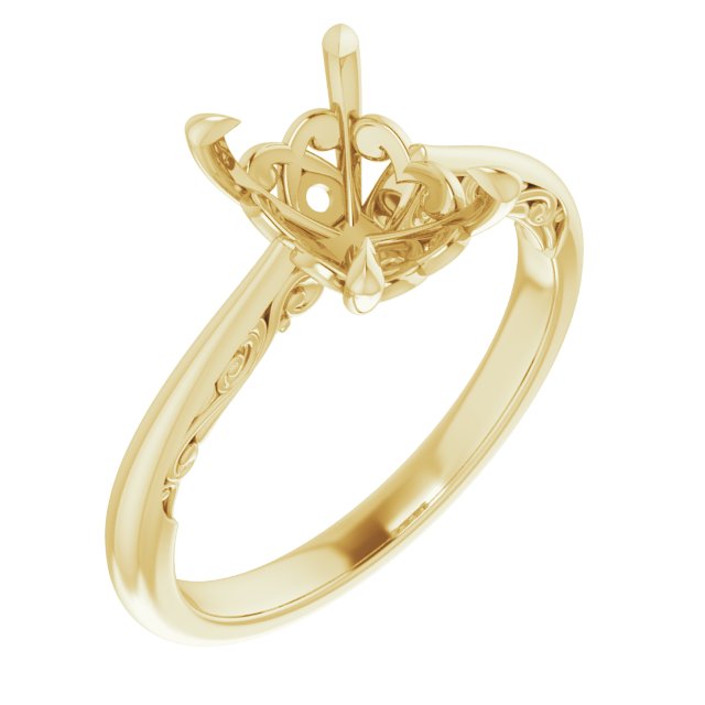 Accented Engagement Ring