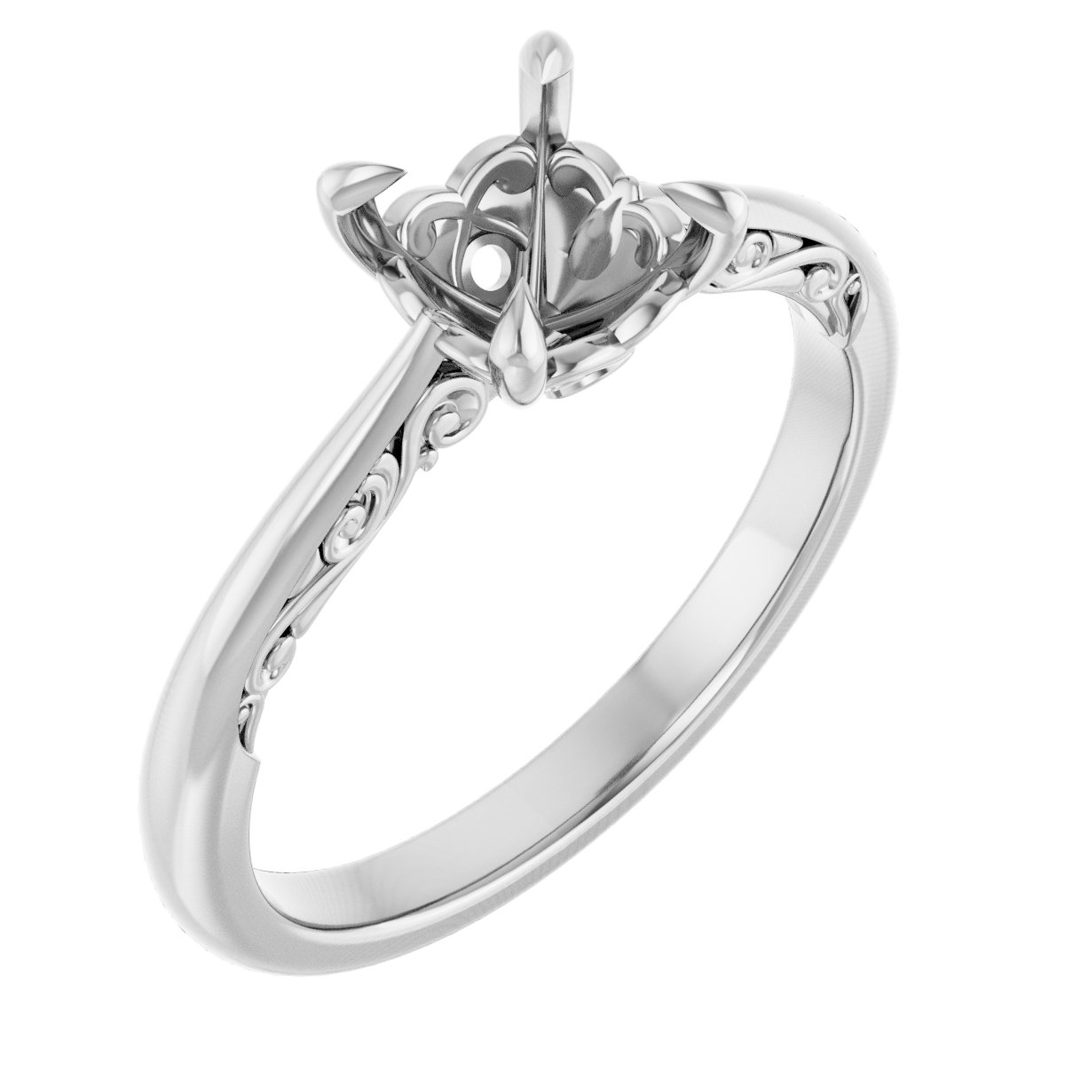 Accented Engagement Ring