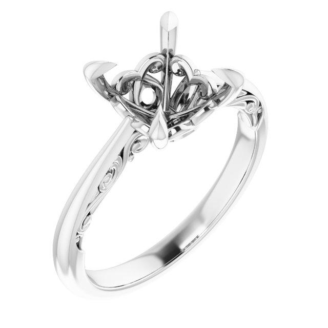 Accented Engagement Ring