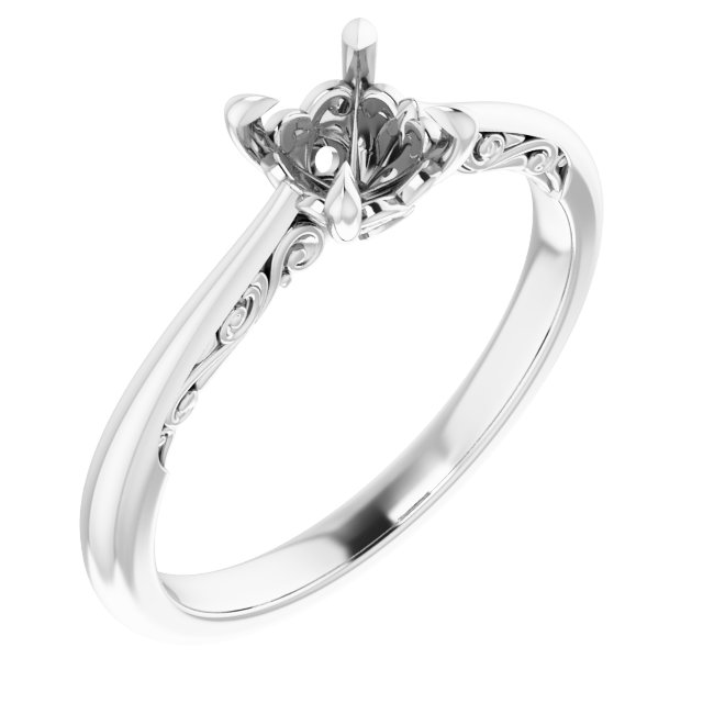 Accented Engagement Ring