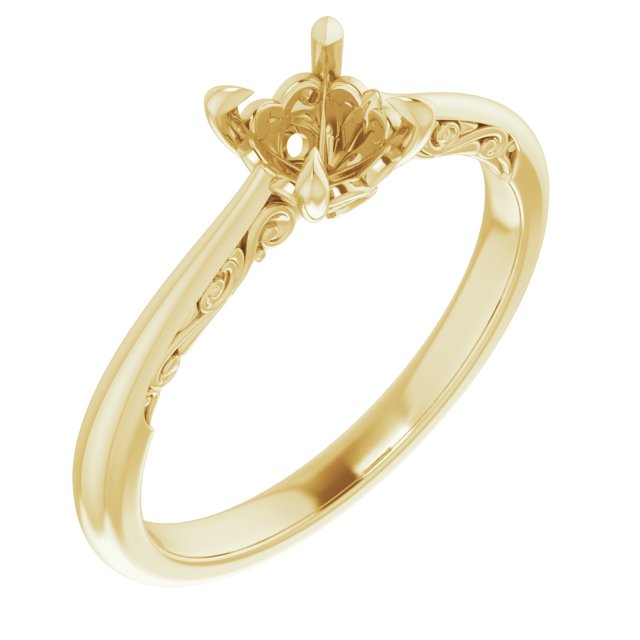 Accented Engagement Ring
