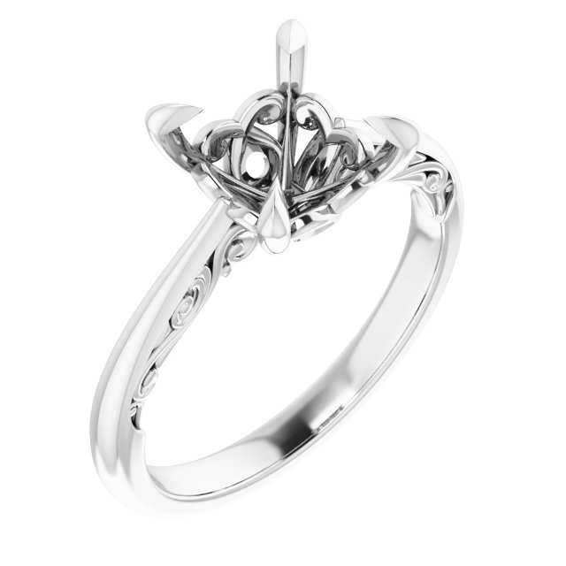 Accented Engagement Ring