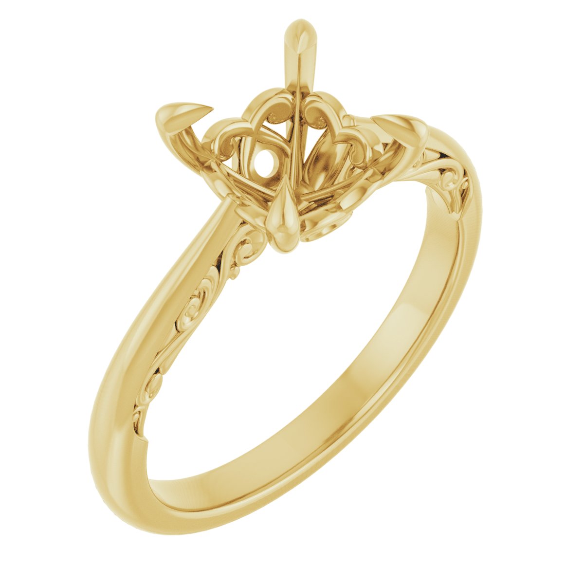 Accented Engagement Ring