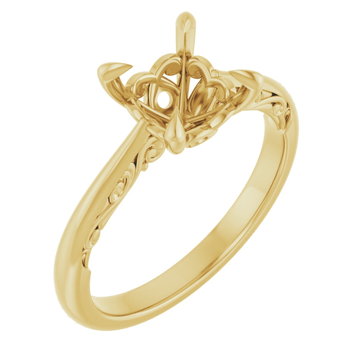 Accented Engagement Ring