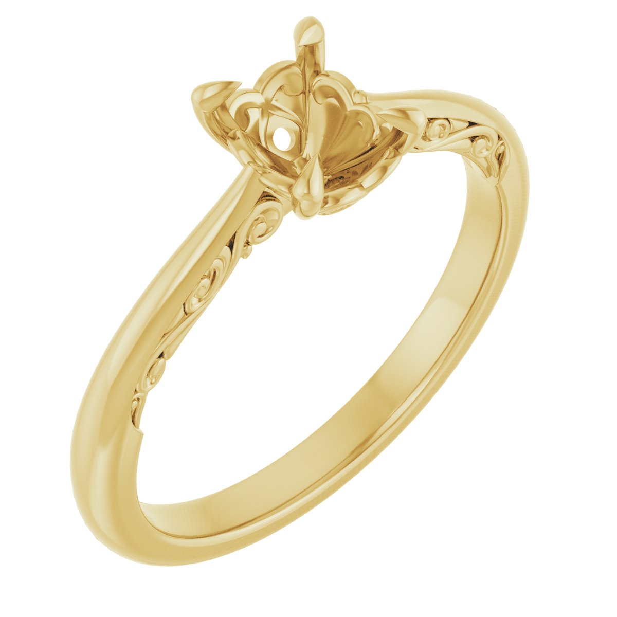 Accented Engagement Ring