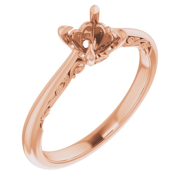 Accented Engagement Ring