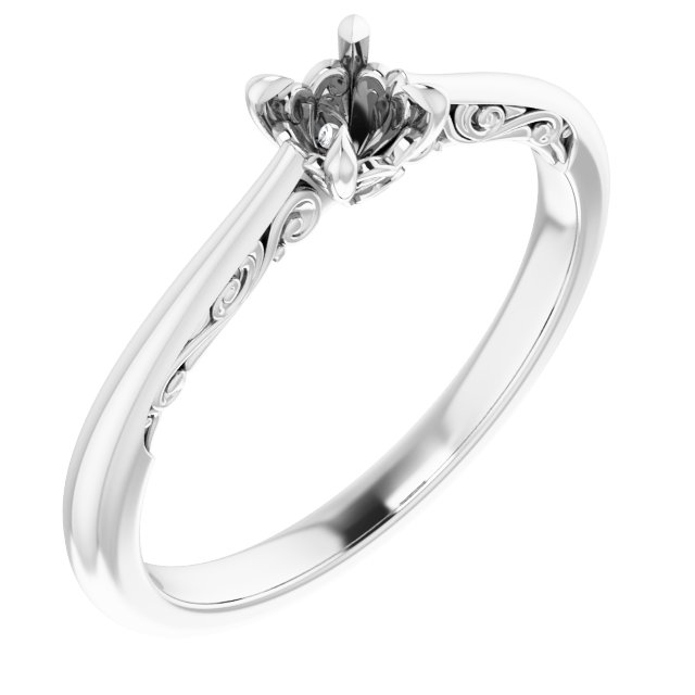 14k White Gold