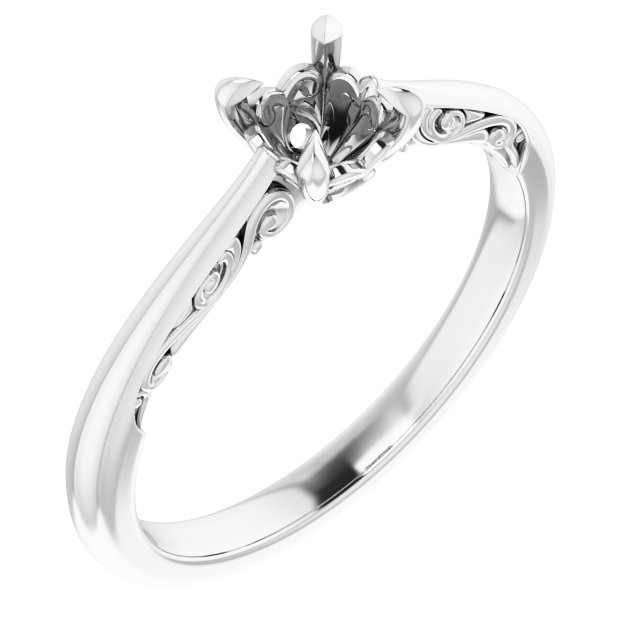 Accented Engagement Ring