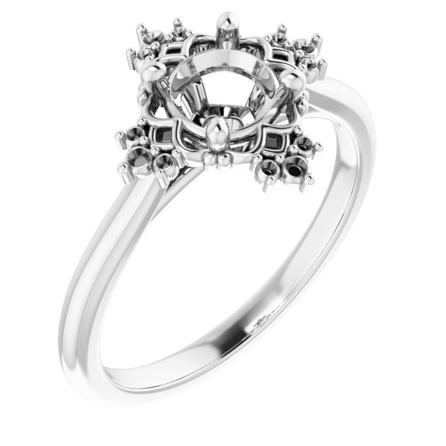 Accented Engagement Ring