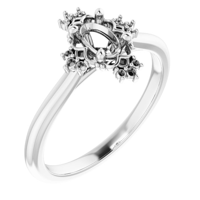 Accented Engagement Ring