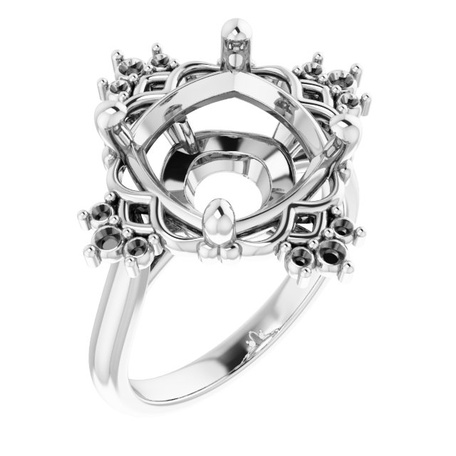 Accented Engagement Ring