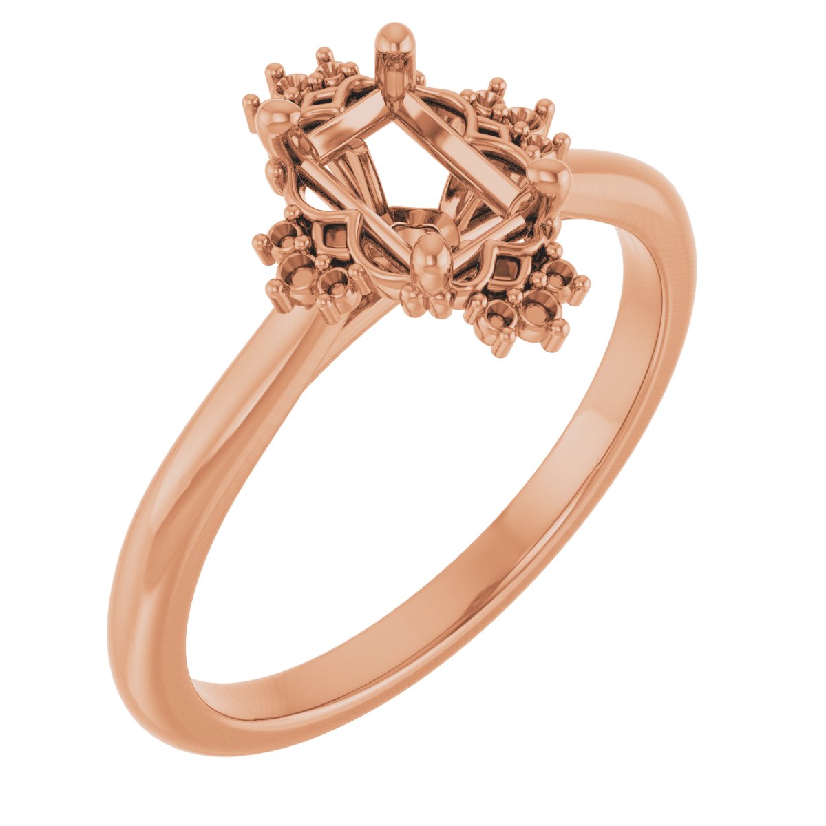Accented Engagement Ring