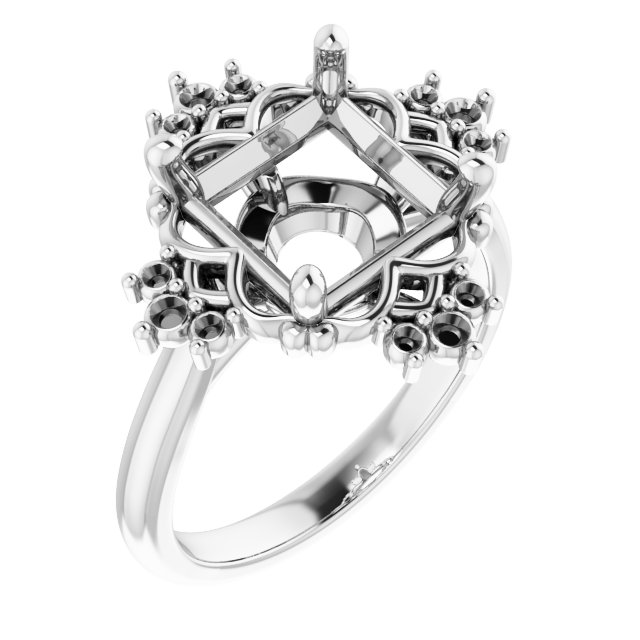 Accented Engagement Ring