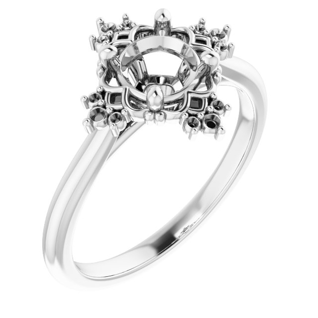 Accented Engagement Ring