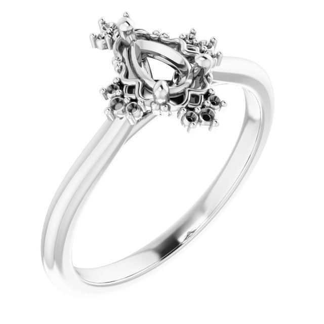 14k White Gold