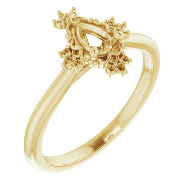 Accented Engagement Ring