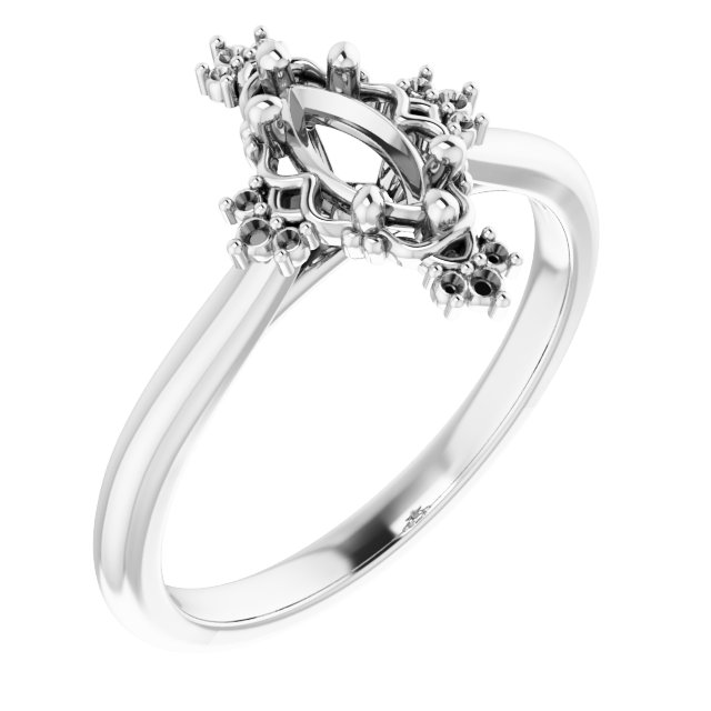 Accented Engagement Ring