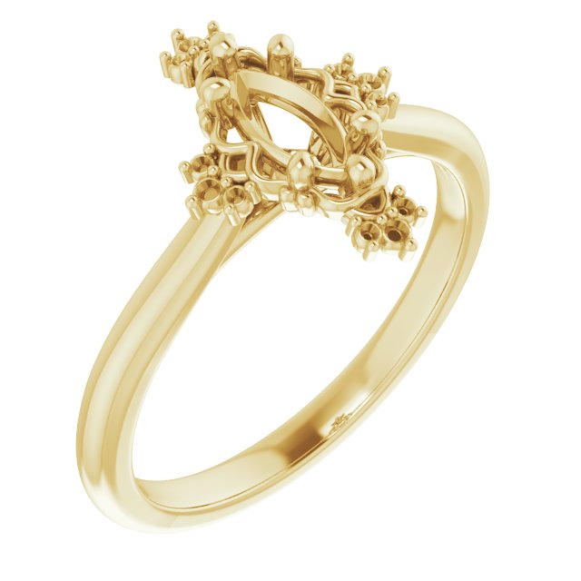Accented Engagement Ring