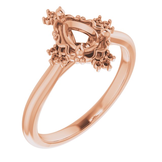 Accented Engagement Ring