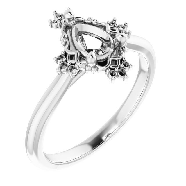 Accented Engagement Ring