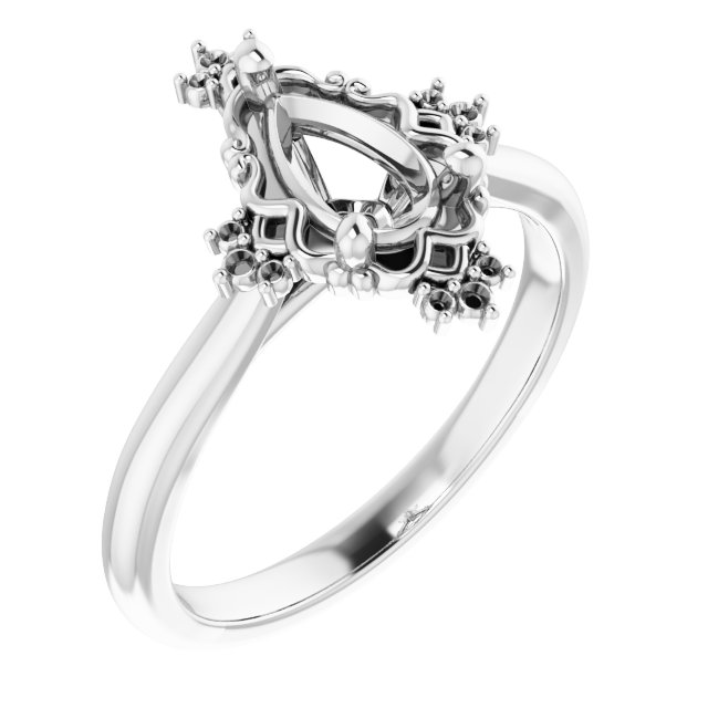 Accented Engagement Ring