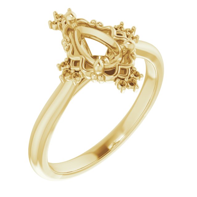 Accented Engagement Ring