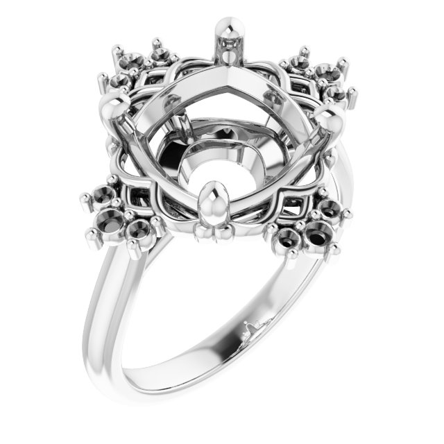 Accented Engagement Ring