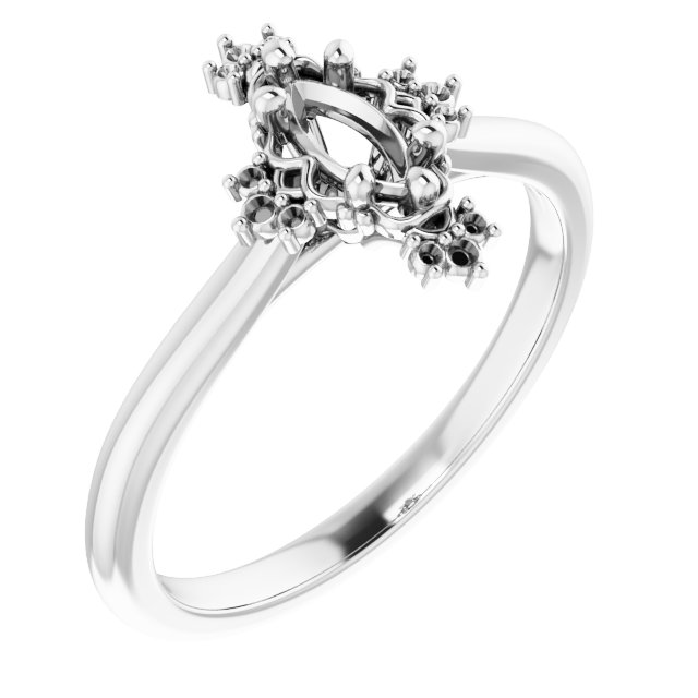 14k White Gold
