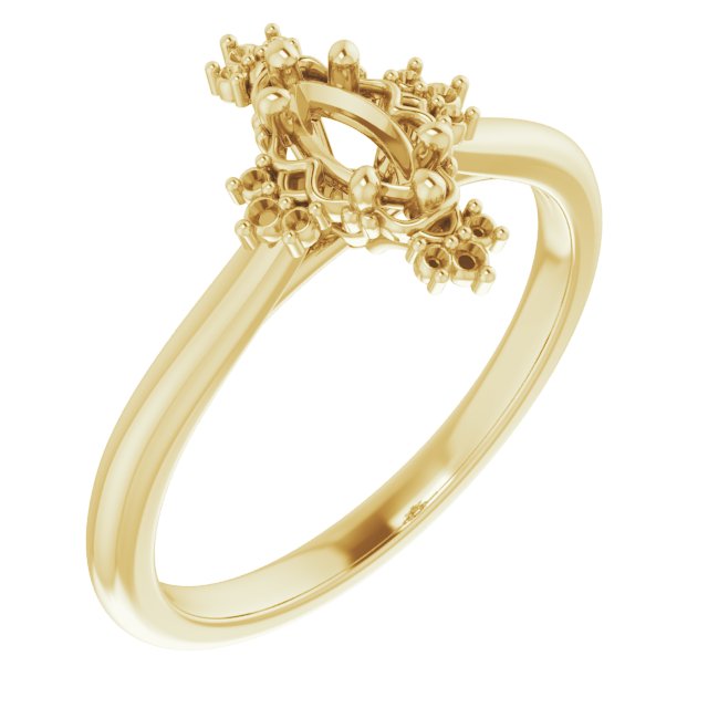 Accented Engagement Ring