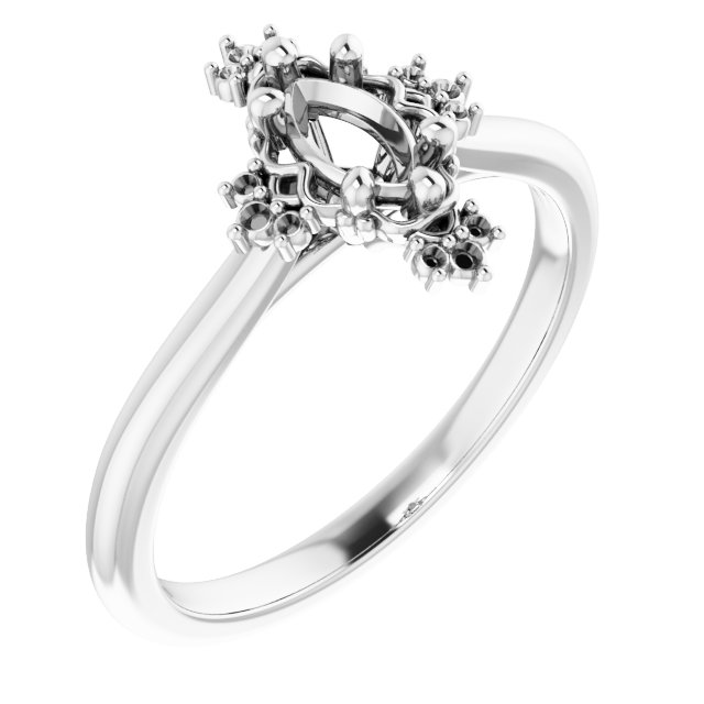 Accented Engagement Ring