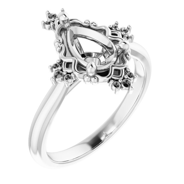 Accented Engagement Ring