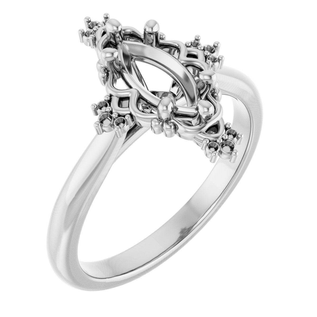Accented Engagement Ring