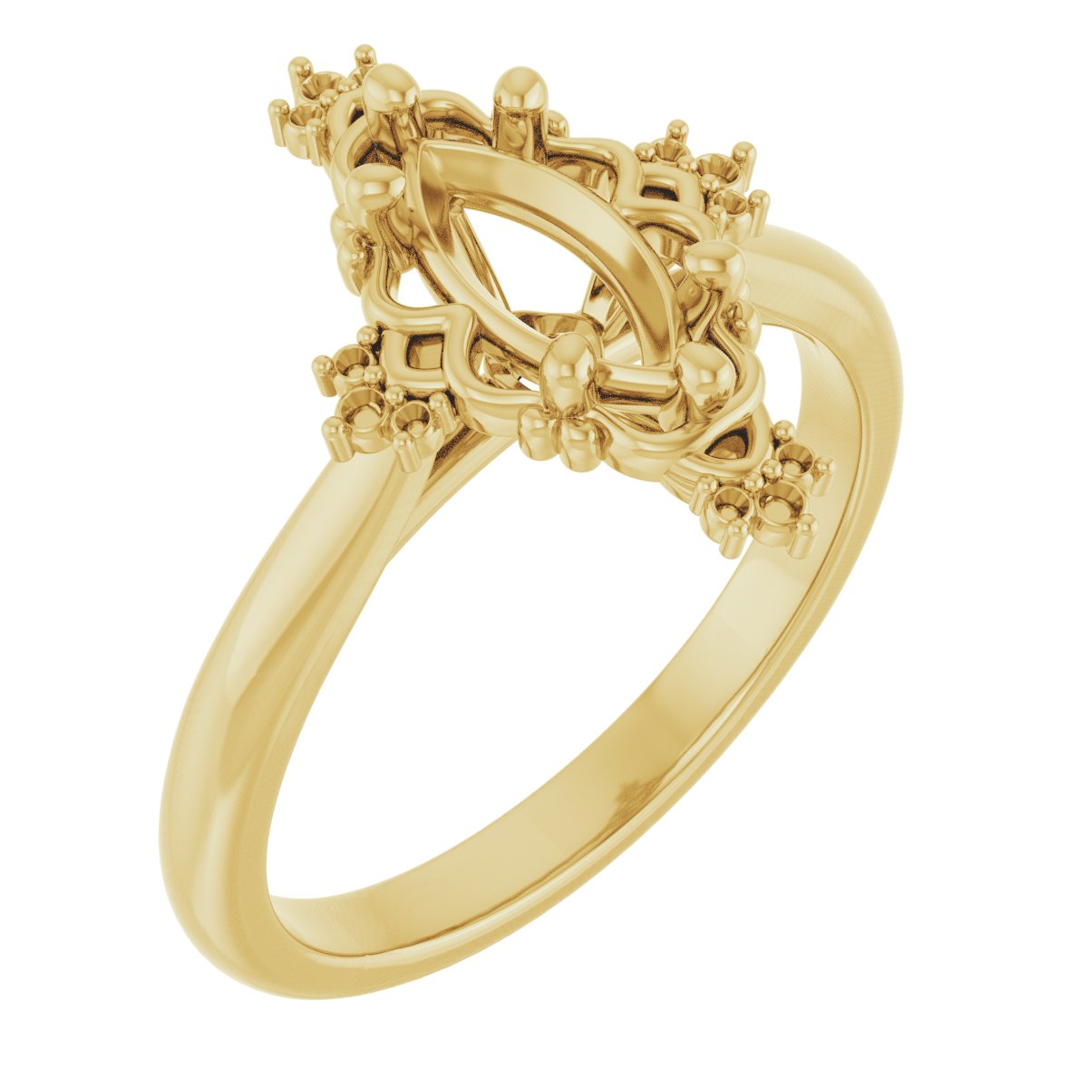 Accented Engagement Ring