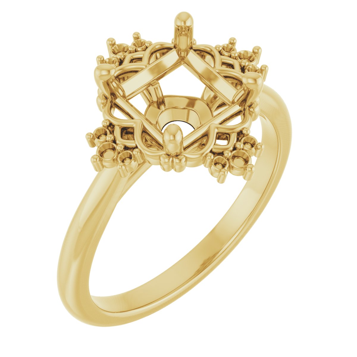 Accented Engagement Ring