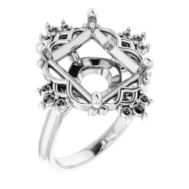 Accented Engagement Ring