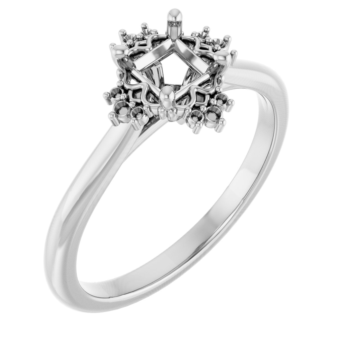 14k White Gold