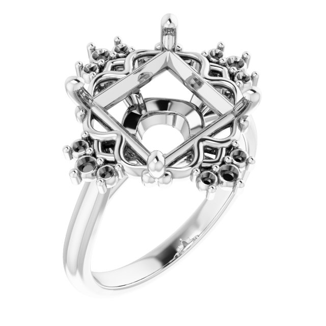 Accented Engagement Ring