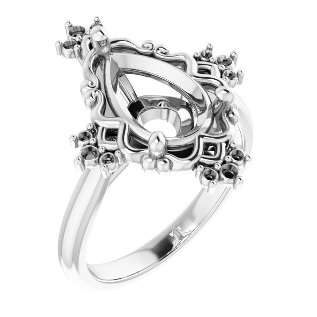 Accented Engagement Ring