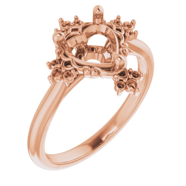 Accented Engagement Ring