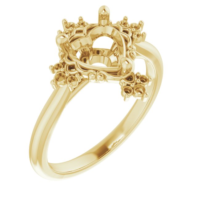 Accented Engagement Ring