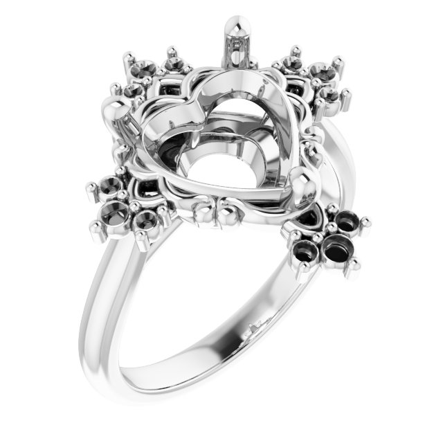 Accented Engagement Ring