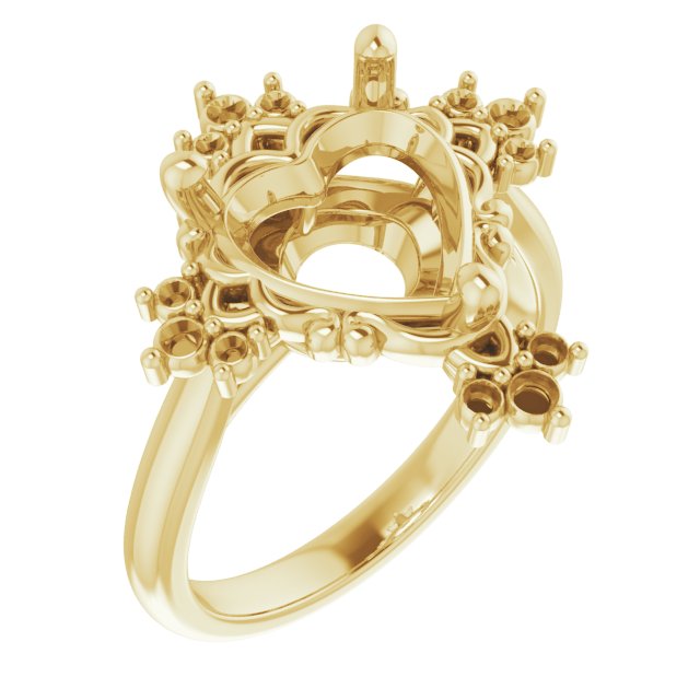 Accented Engagement Ring