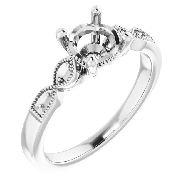 Accented Engagement Ring
