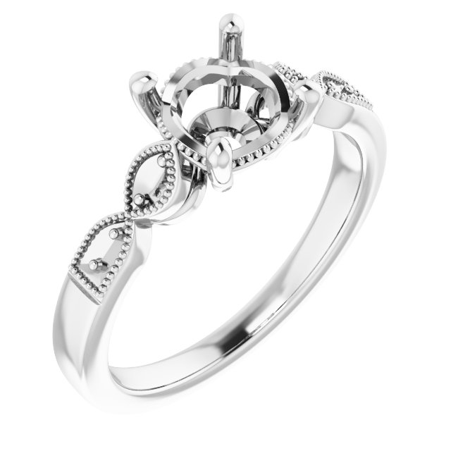 Accented Engagement Ring