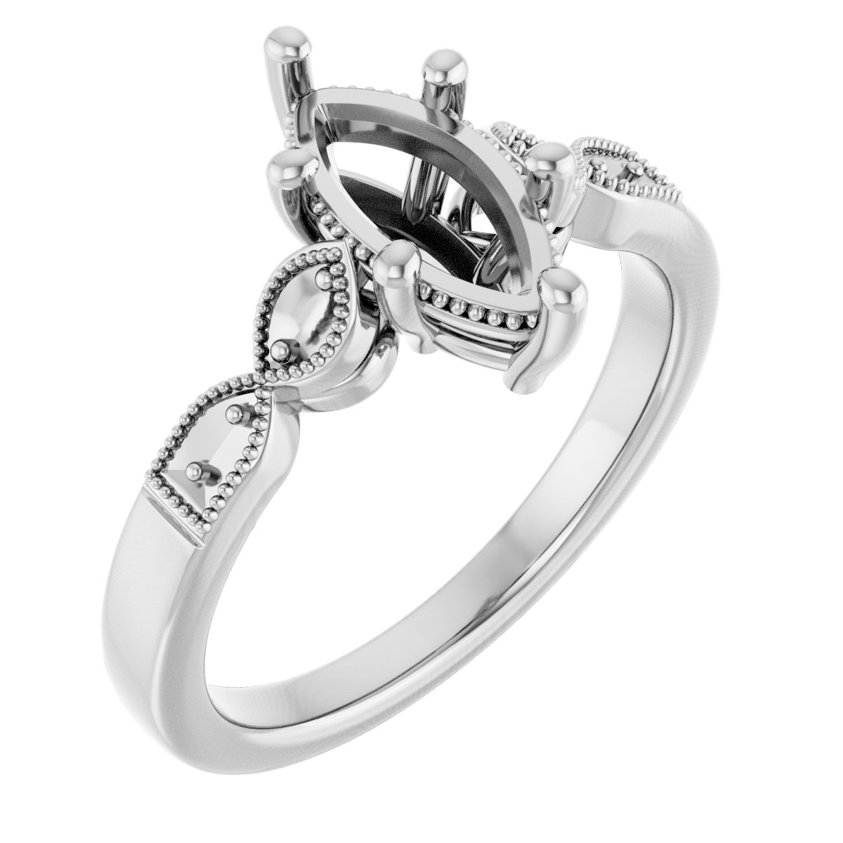 Accented Engagement Ring